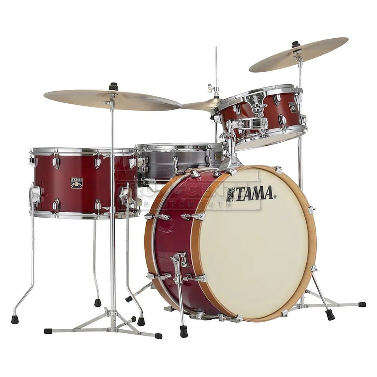 Tama Superstar Classic Neo-Mod 3pc Drum Set Transparent Cherry Red