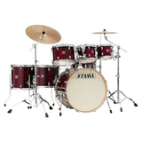 Tama Superstar Classic 7pc Drum Set w/ 22bd - Gloss Garnet Lacebark Pine