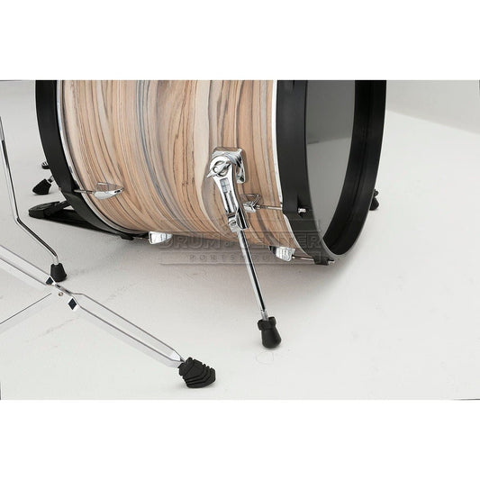 Tama Imperialstar 5pc Complete Kit w/20 BD Natural Zebrawood Wrap