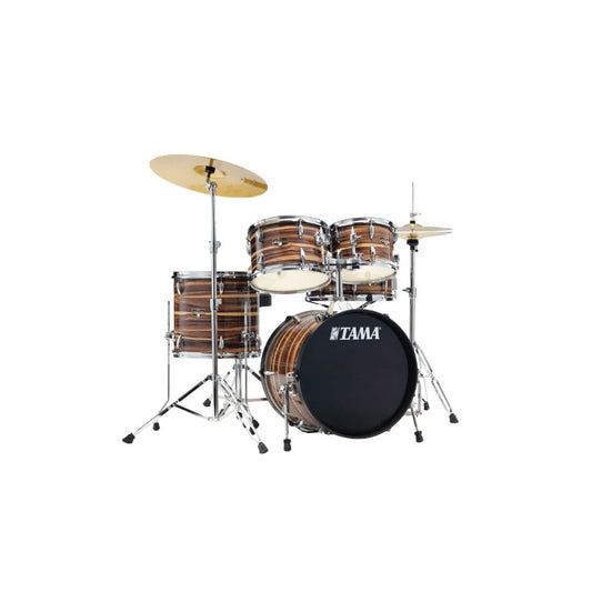 Tama Imperialstar 5pc Complete Drum Set w/18BD Coffee Teak Wrap