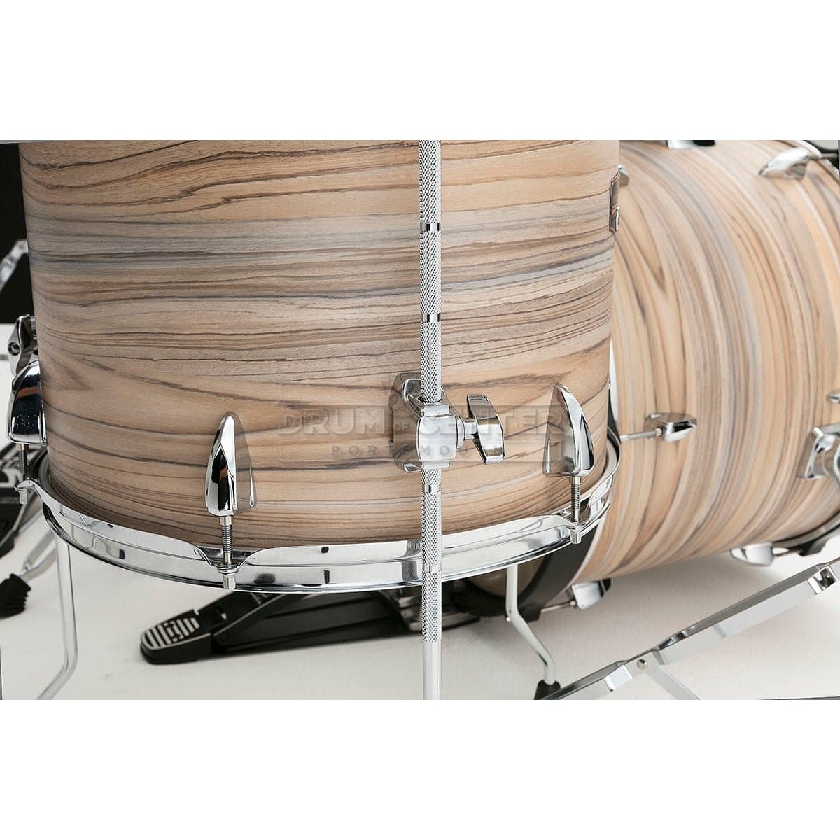 Tama Imperialstar 5pc Complete Kit With 18 Bass Drum - Natural Zebrawood Wrap