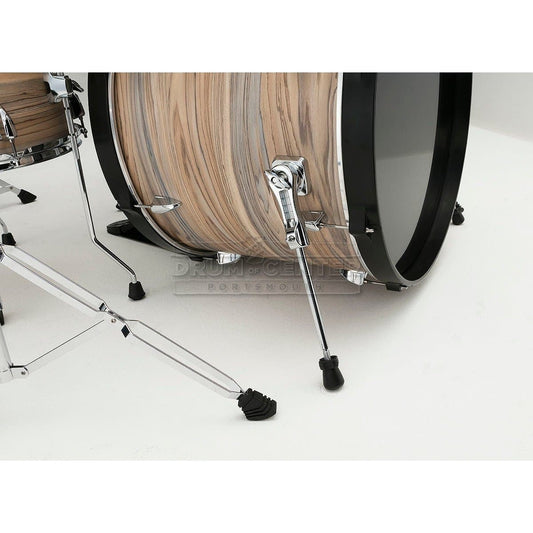 Tama Imperialstar 6pc Complete Drum Set w/22BD Natural Zebrawood Wrap