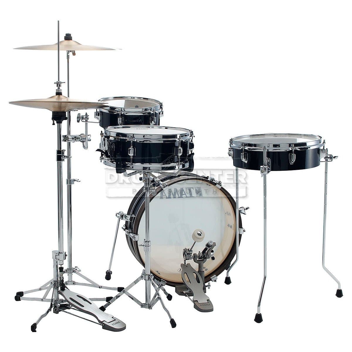 Tama Club-JAM Pancake 4pc Drum Set Hairline Black