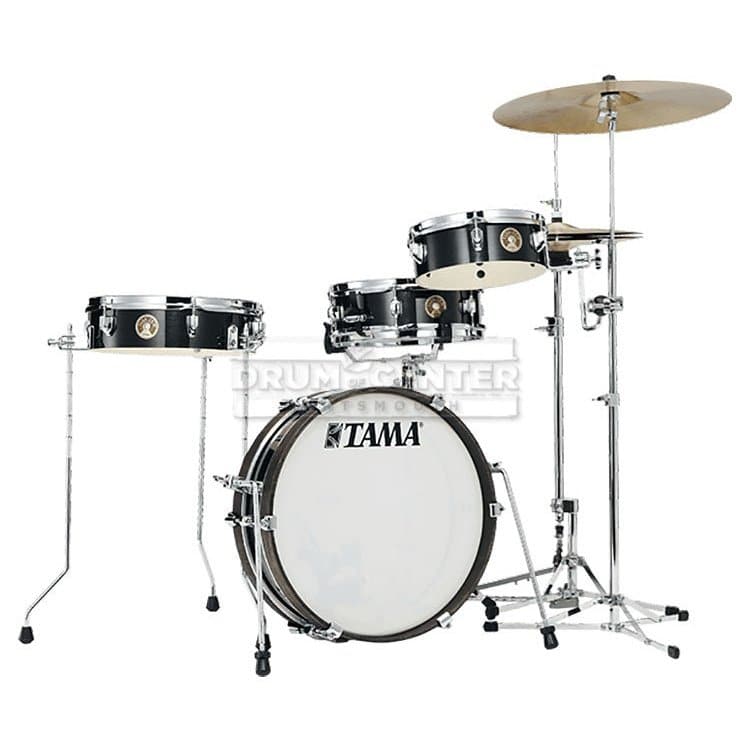Tama Club-JAM Pancake 4pc Drum Set Hairline Black