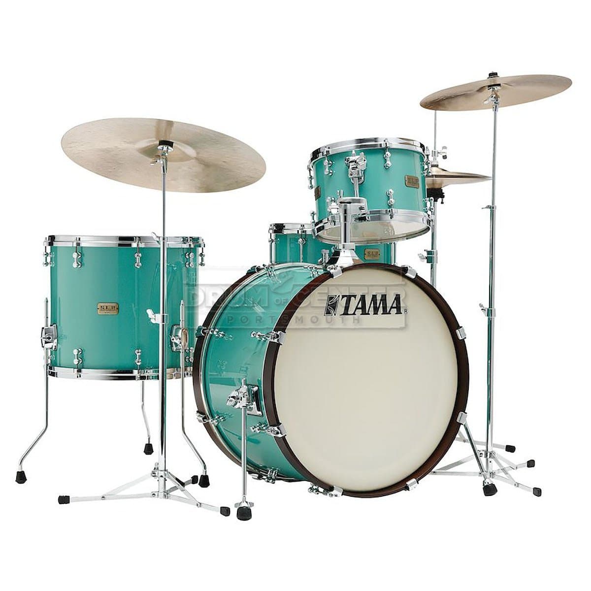Tama S.L.P. Fat Spruce 3pc Drum Set w/ 22bd - Turquoise