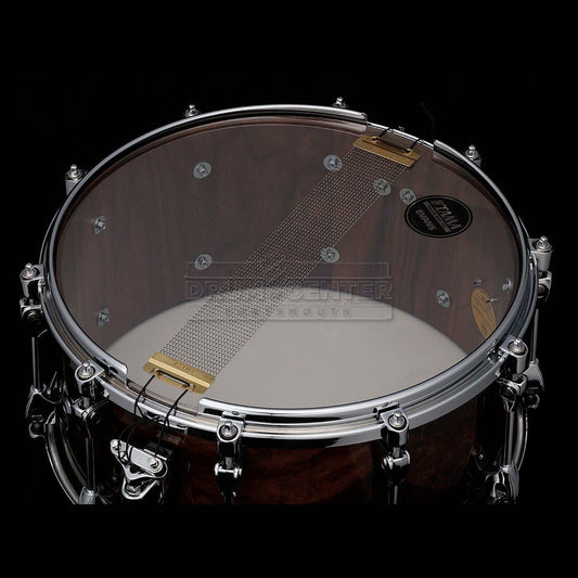 Tama Starphonic Walnut 14x7 Snare Drum - Gloss Black Walnut Burl