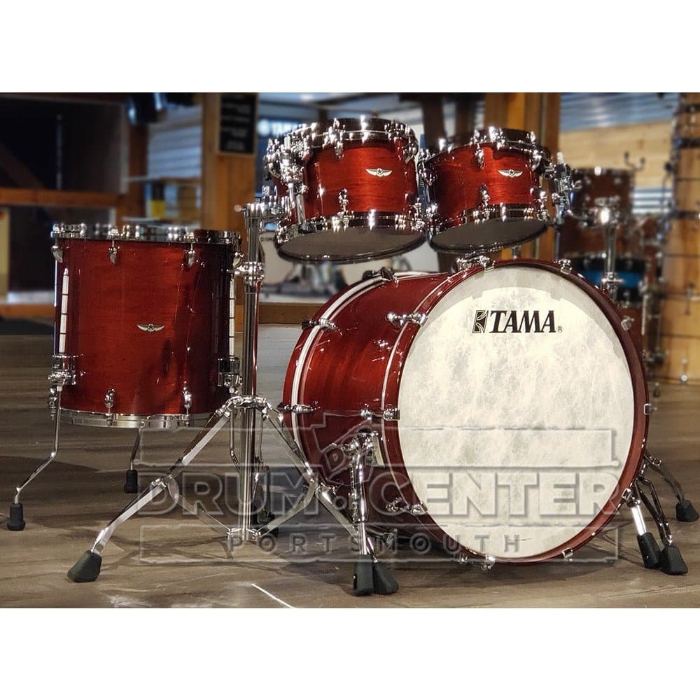 Tama Star Walnut 4pc Drum Set w/22bd Red Burgundy Walnut
