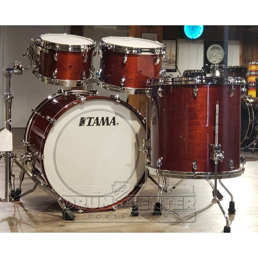 Tama Star Walnut 4pc Drum Set w/22bd Red Burgundy Walnut