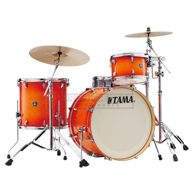 Tama Superstar Classic 3pc Drum Set Tangerine Lacquer Burst
