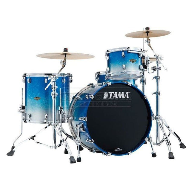 Tama Starclassic Walnut/Birch 3pc Drum Set w/22BD Molten Blue Ice Fade
