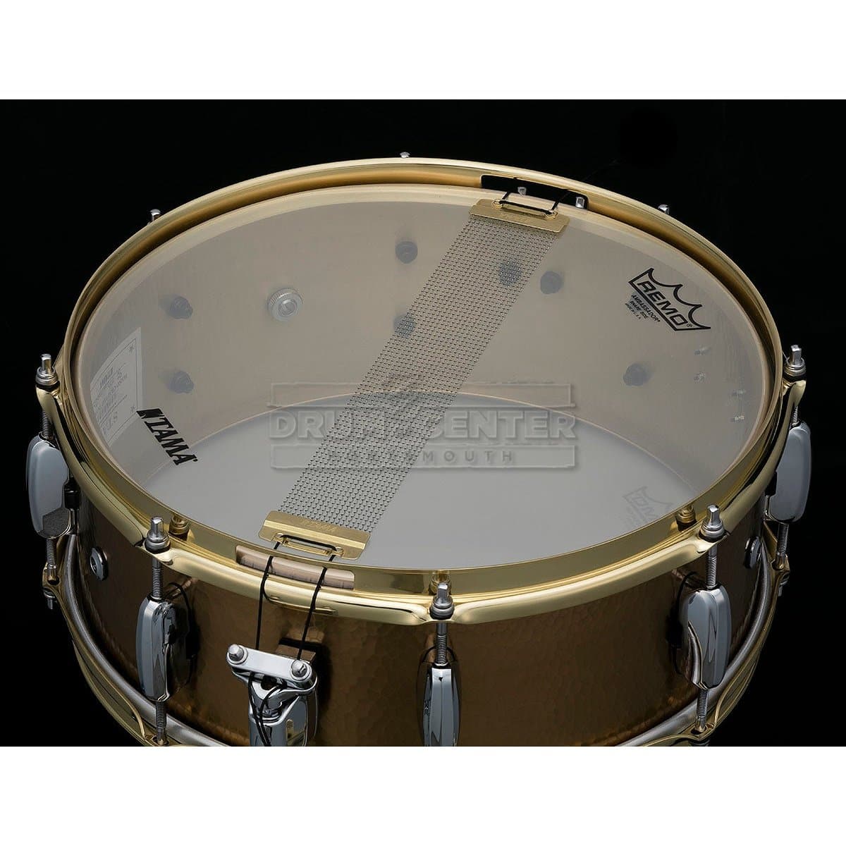 Pearl Made in Japan 14x6.5 Hammered Brass Snare Drum – Topshelf