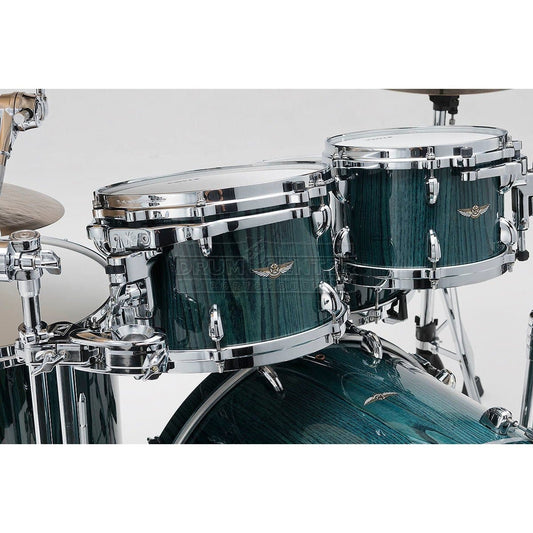 Tama Star Walnut 4pc Drum Set w/22BD Light Indigo Japanese Chestnut