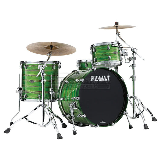 Tama Starclassic Walnut/Birch 3pc Drum Set With 22 Bass Drum - Lacquer Shamrock Oyster