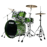Tama Starclassic Walnut/Birch 4pc Drum Set With 22 Bass Drum - Lacquer Shamrock Oyster