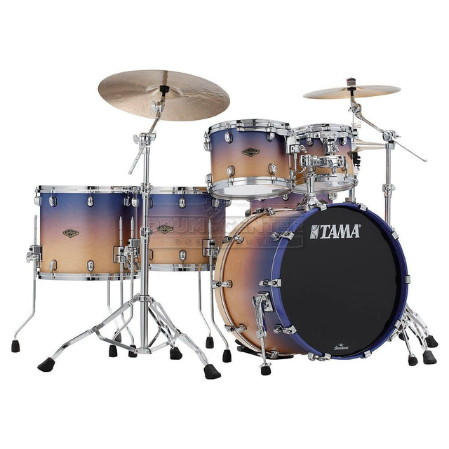 Tama Starclassic Walnut/Birch 5pc Drum Set w/ 22bd - Satin Purple Atmosphere Fade