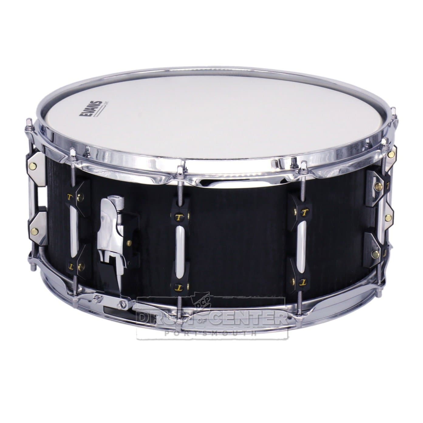 Tamburo Unika Series Snare Drum 14x6.5 Flamed Black DCP