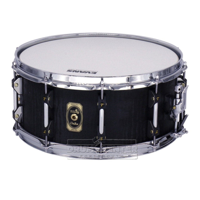 Tamburo Unika Series Snare Drum 14x6.5 Flamed Black