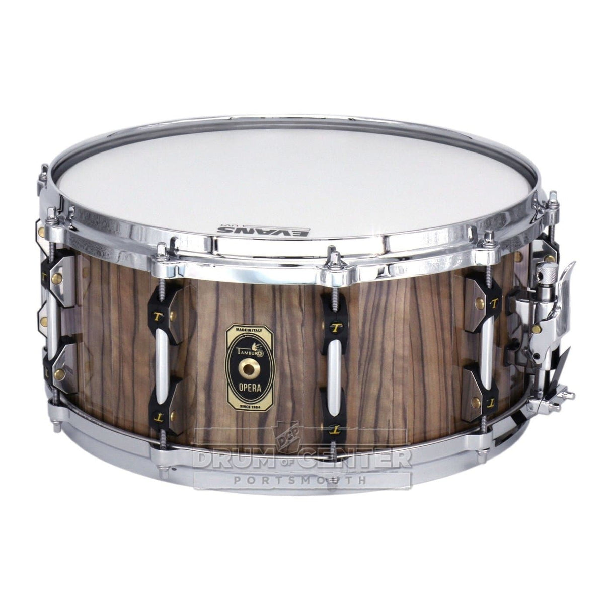 Tamburo Opera Series Stave Snare Drum 14x6.5 Olive