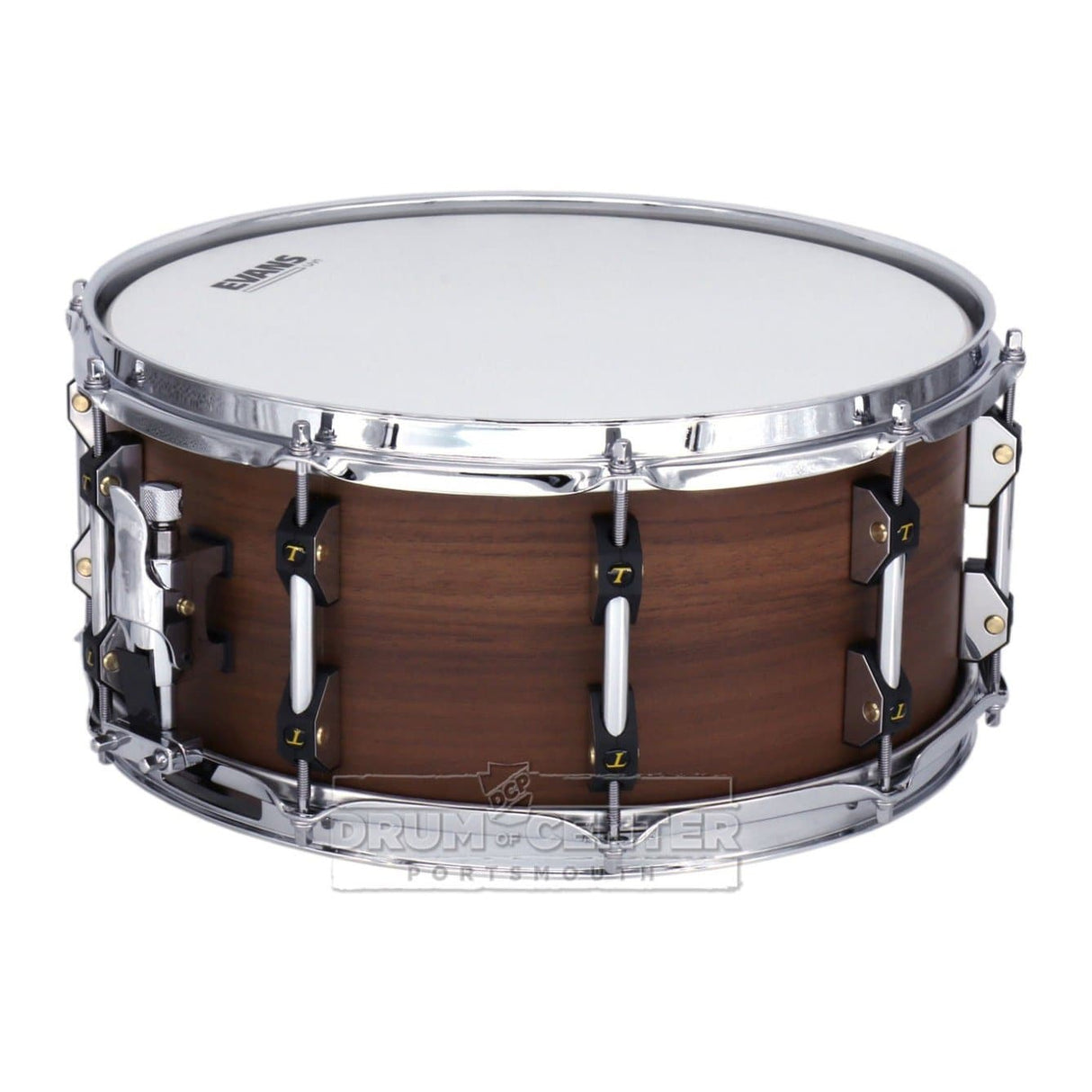 Tamburo Unika Series Snare Drum 14x6.5 Walnut