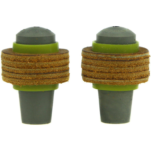 Tackle Toppers Mallet Heads for Drumsticks, Hard Leather