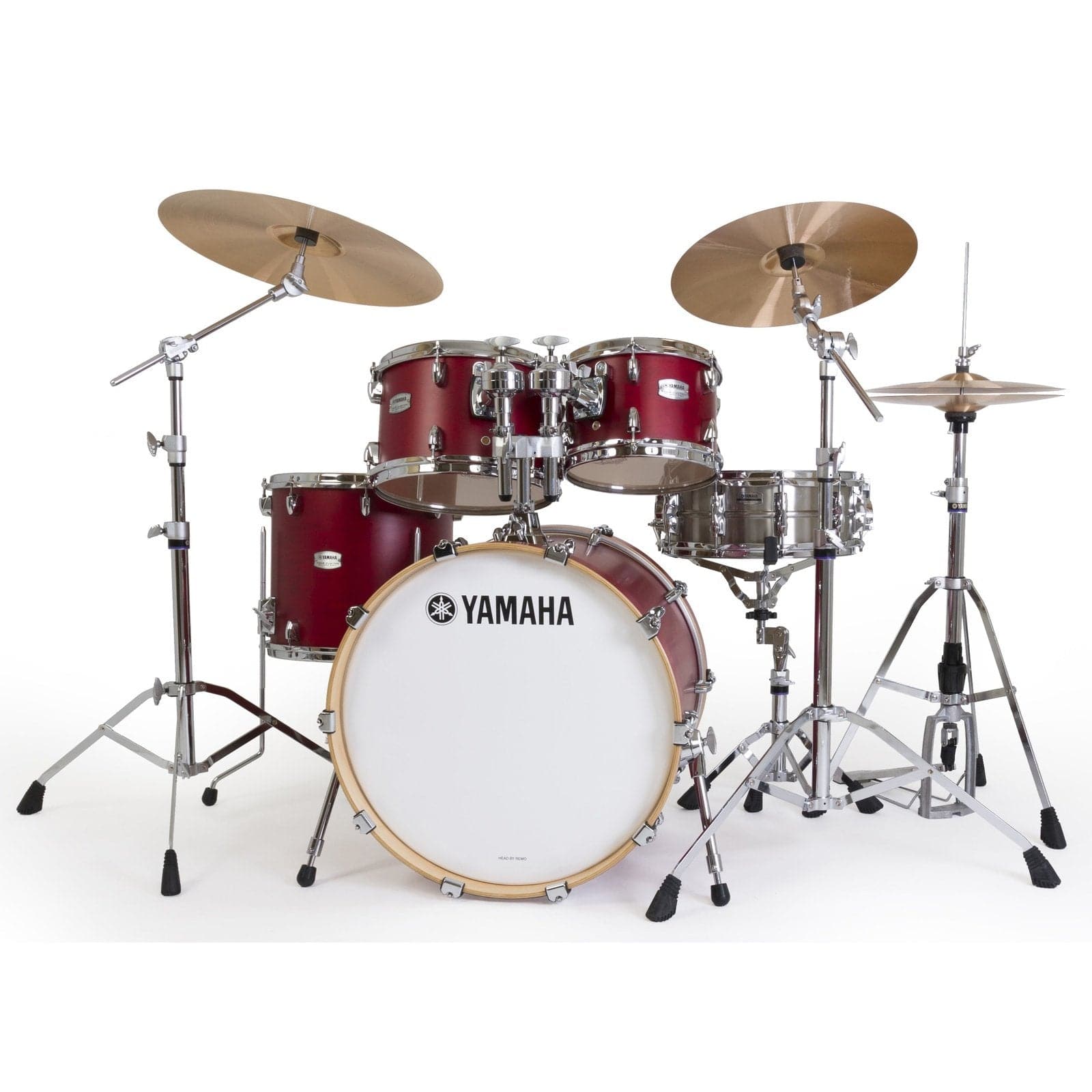 Yamaha Tour Custom Maple 4pc Drum Set 20/10/12/14 Candy Apple Satin