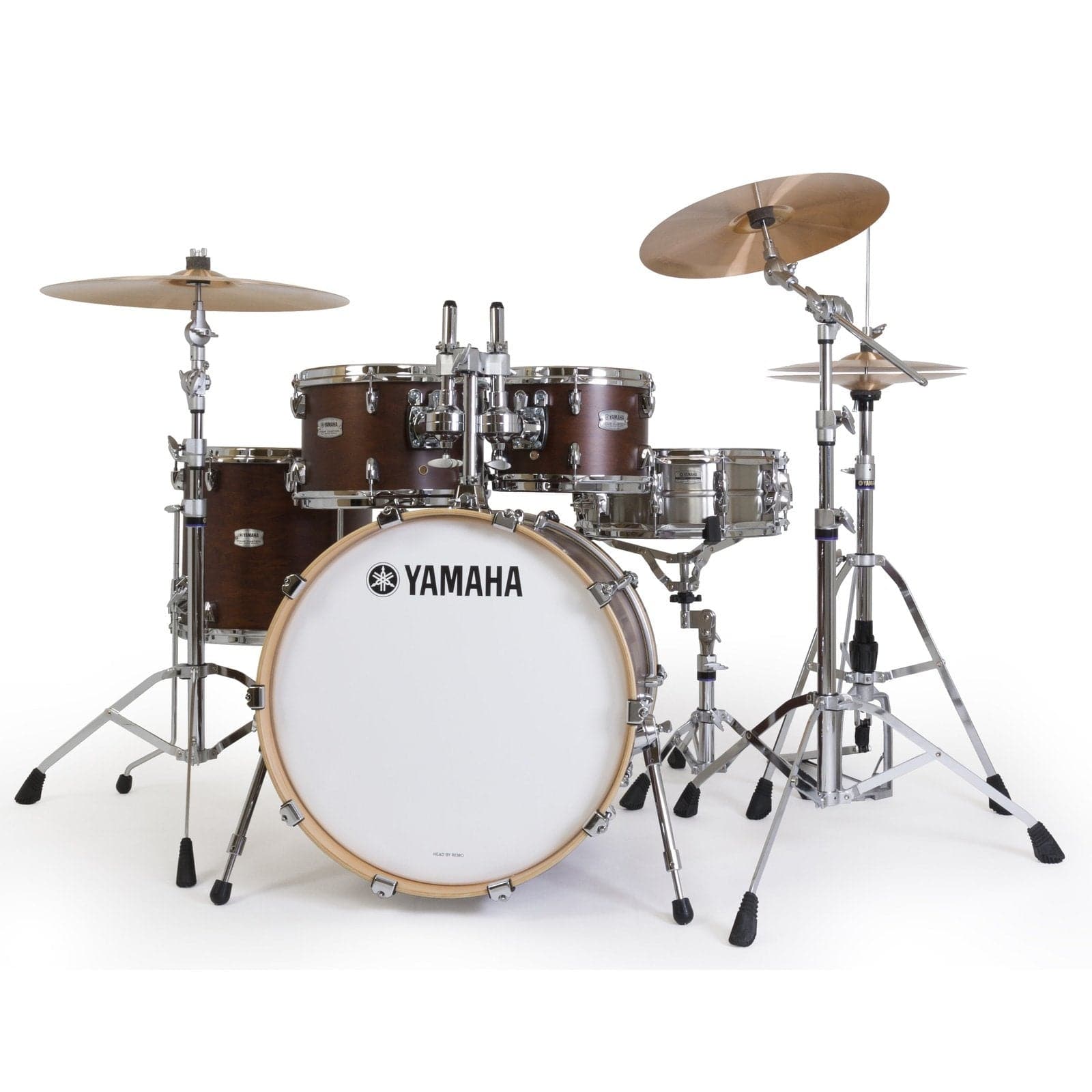 Yamaha Tour Custom Maple 4pc Drum Set 20/10/12/14 Chocolate Satin