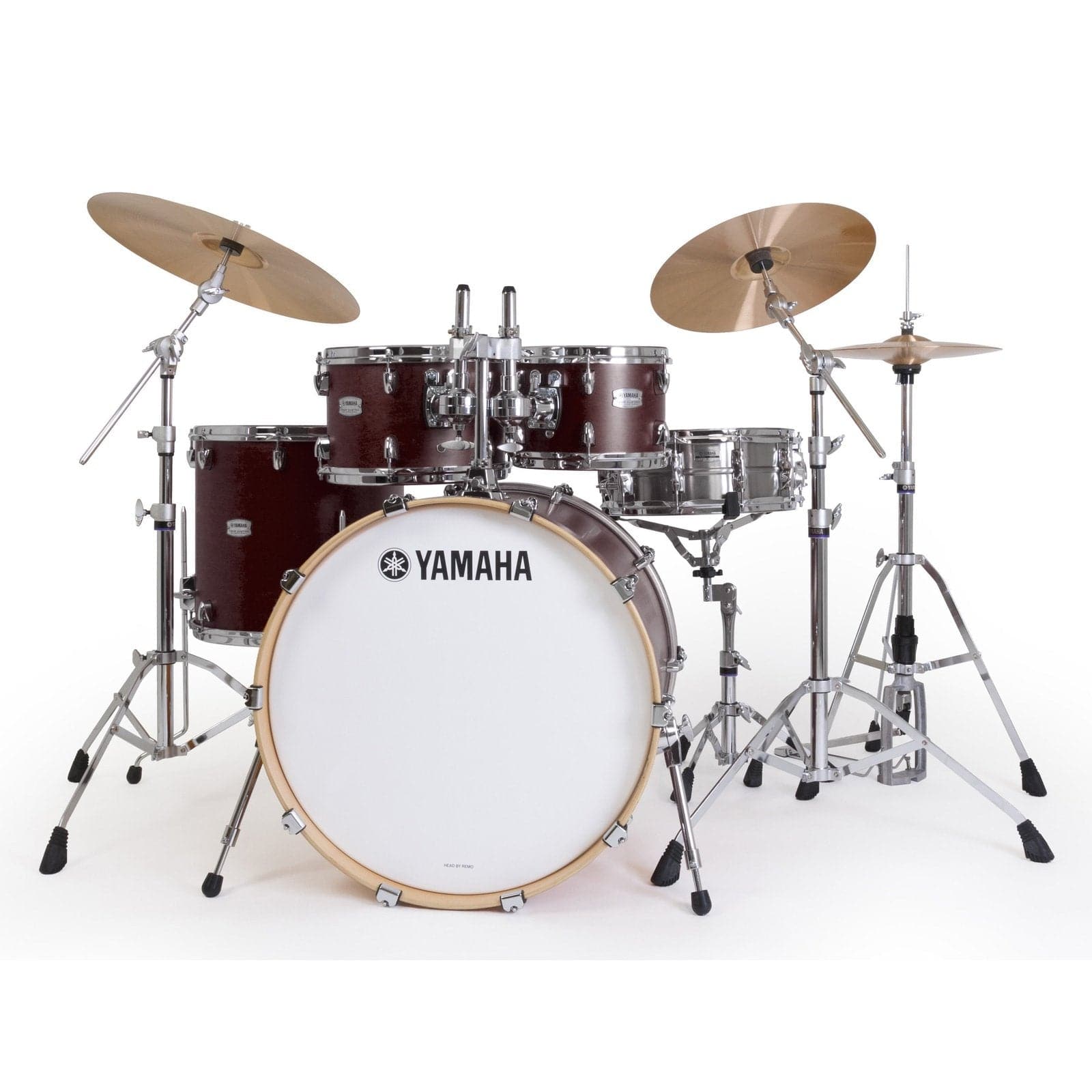 Yamaha Tour Custom Maple 4pc Drum Set 22/10/12/16 Chocolate Satin