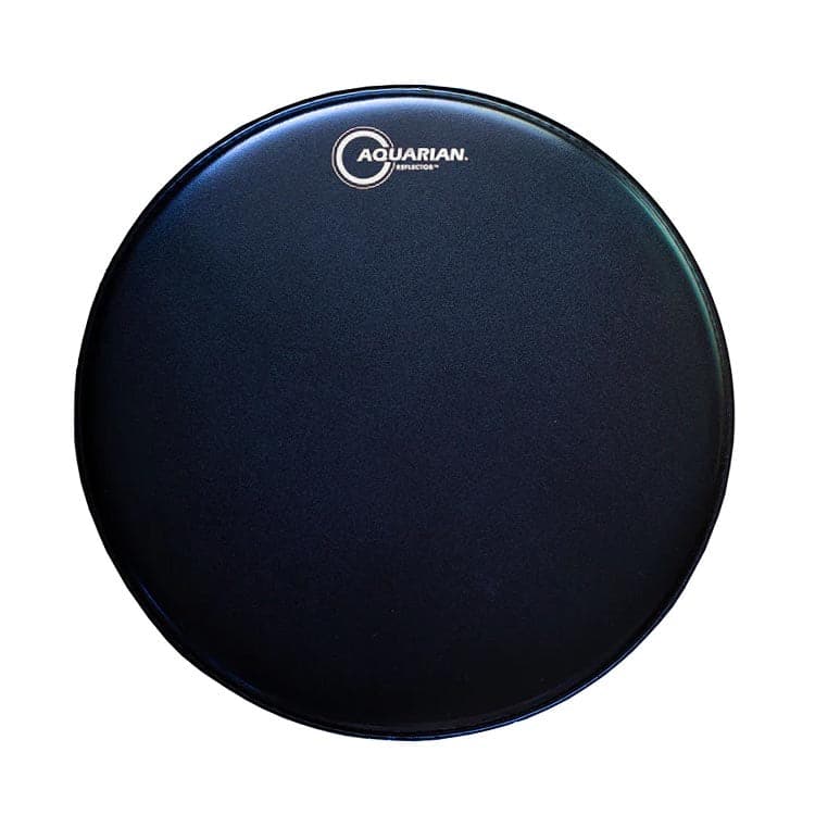 Aquarian Texture Coated Reflector Black Snare Batter Drum Head 14"