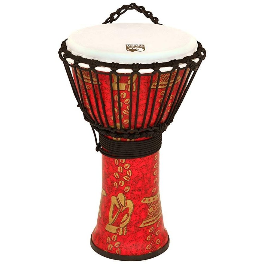 Toca Freestyle II Rope Tuned Djembe, Thinker 10 Inch