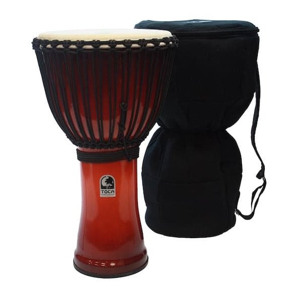 Toca Freestyle 2 Djembe E 14 In African Sunset With Bag