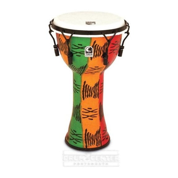 Toca Freestyle II Mechanically Tuned Djembe, Spirit 10 Inch