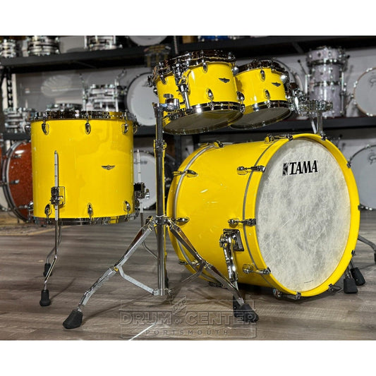 Tama TW42RZSSYL Star Walnut 4pc Drum Set w/22bd Sunny Yellow Lacquer
