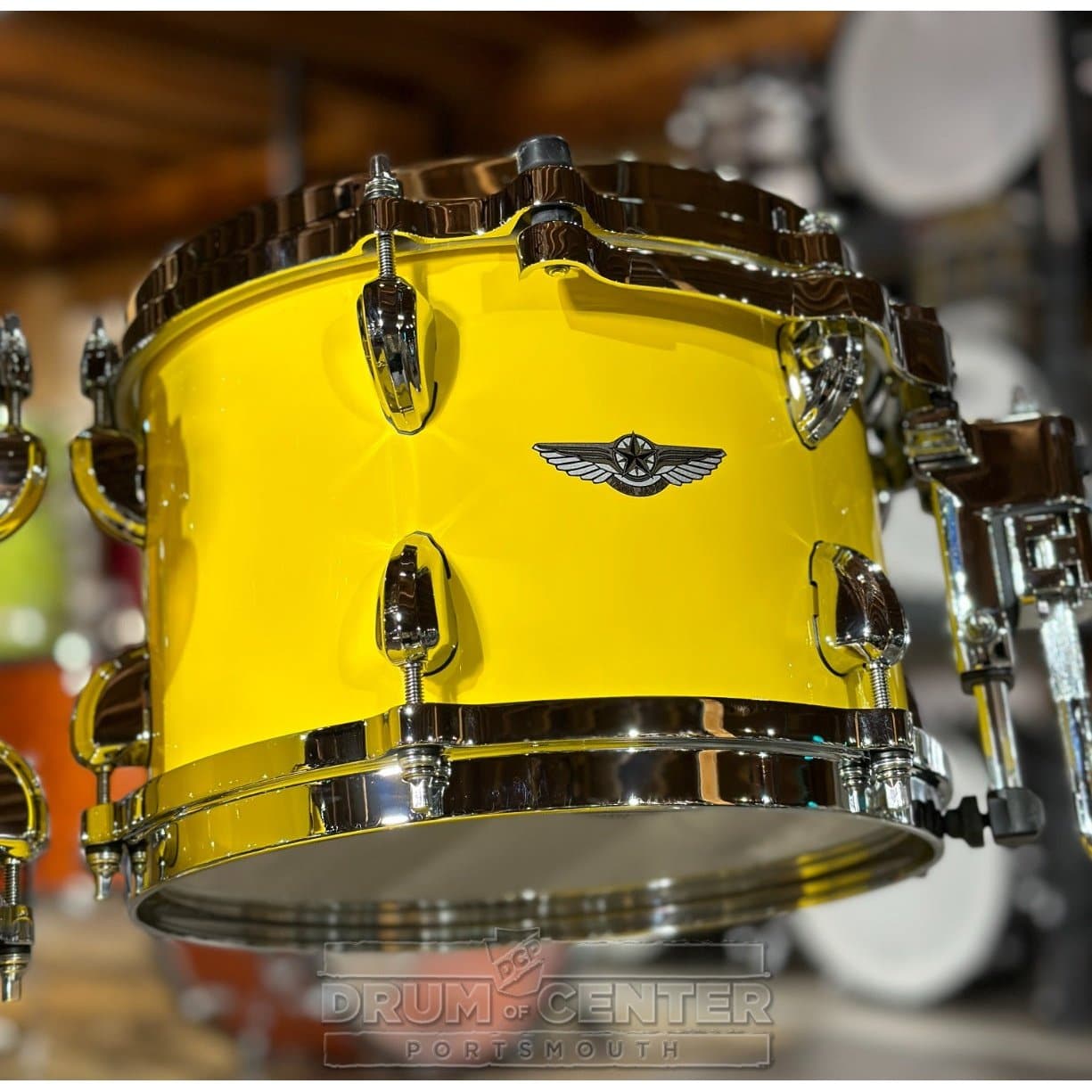 Tama TW42RZSSYL Star Walnut 4pc Drum Set w/22bd Sunny Yellow Lacquer