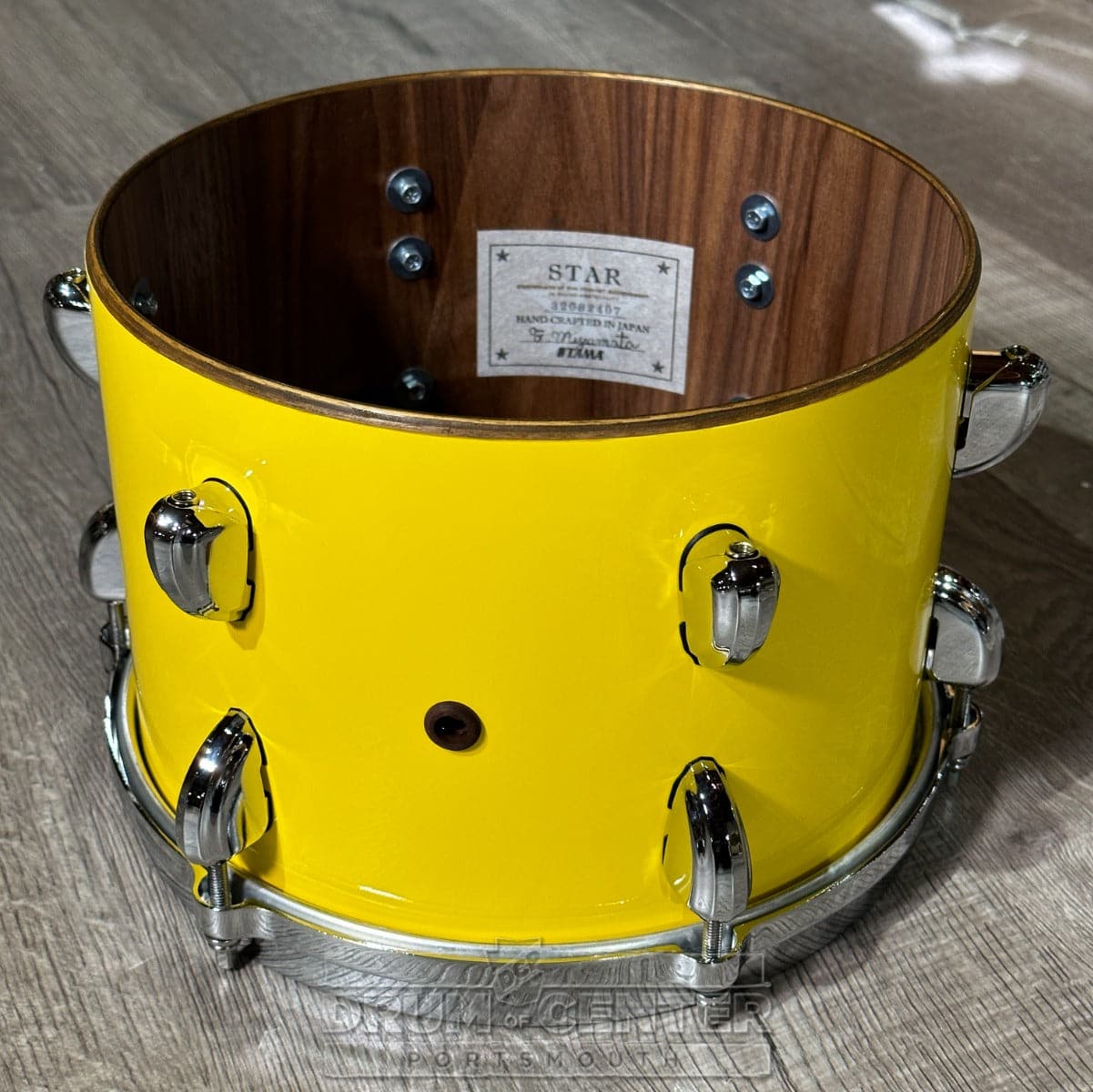 Tama Star Walnut 5pc Drum Set 22/10/12/14/16 Sunny Yellow