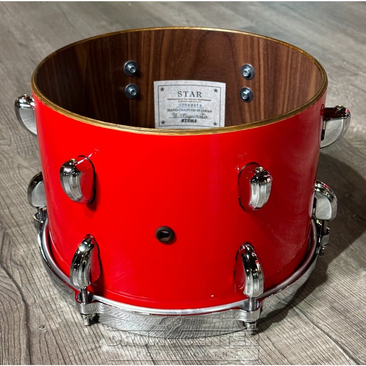 Tama TW42RZSSDR Star Walnut 4pc Drum Set w/22bd Solid Candy Red