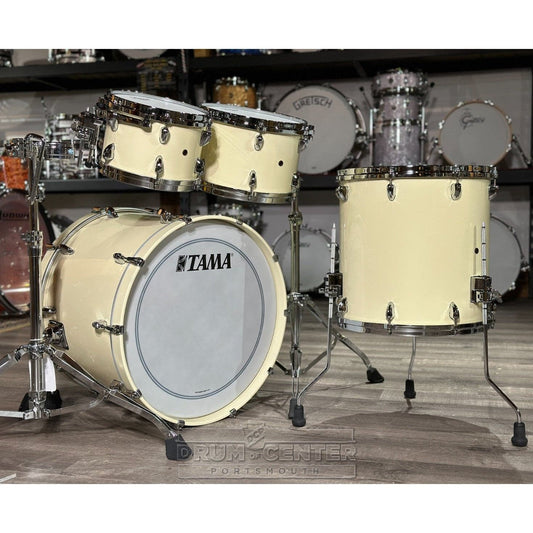 Tama TW42RZSATW Star Walnut 4pc Drum Set w/22bd Antique White