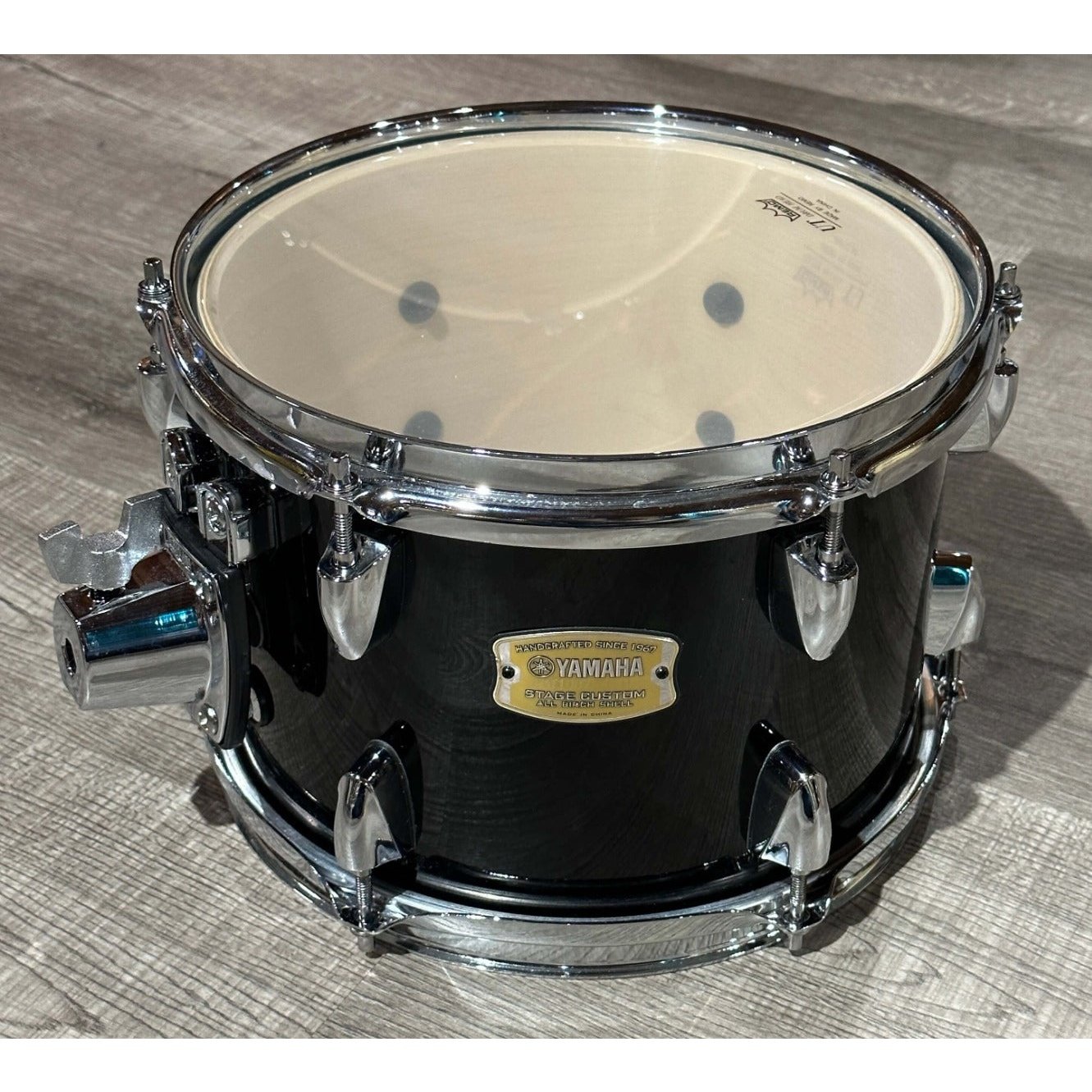 Used Yamaha Stage Custom 5pc Drum Set Raven Black