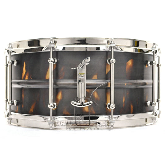 Joyful Noise TKO Brass Snare Drum 14x6.5 Tailpipe Patina
