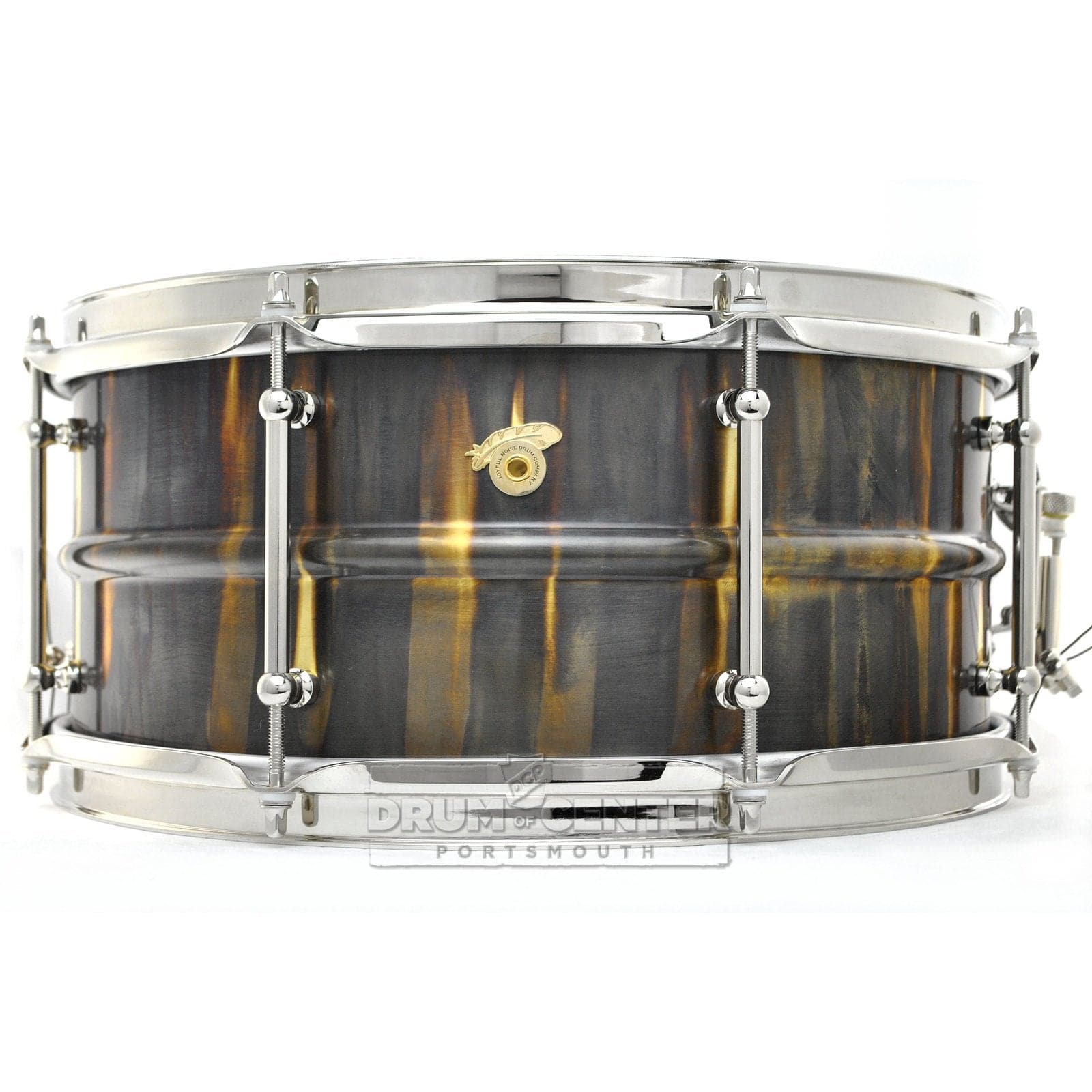 Joyful Noise TKO Tailpipe Brass Snare Drum 14x6.5 8-Lug