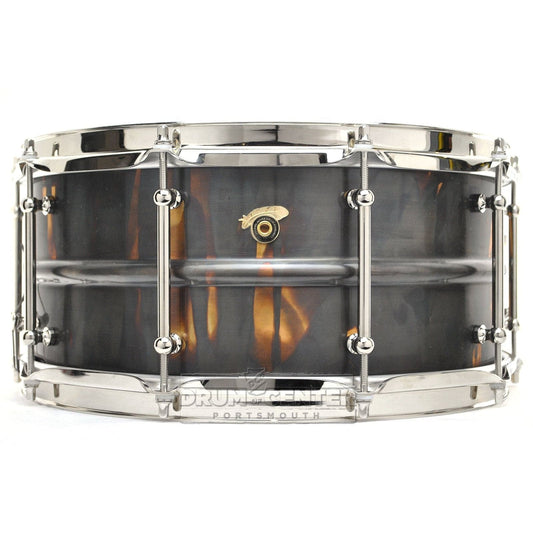 Joyful Noise TKO Brass Snare Drum 14x6.5 Tailpipe Patina