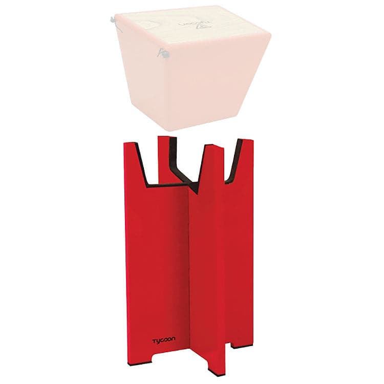Tycoon Percussion Siam Oak Quinto Cajon Stand Red