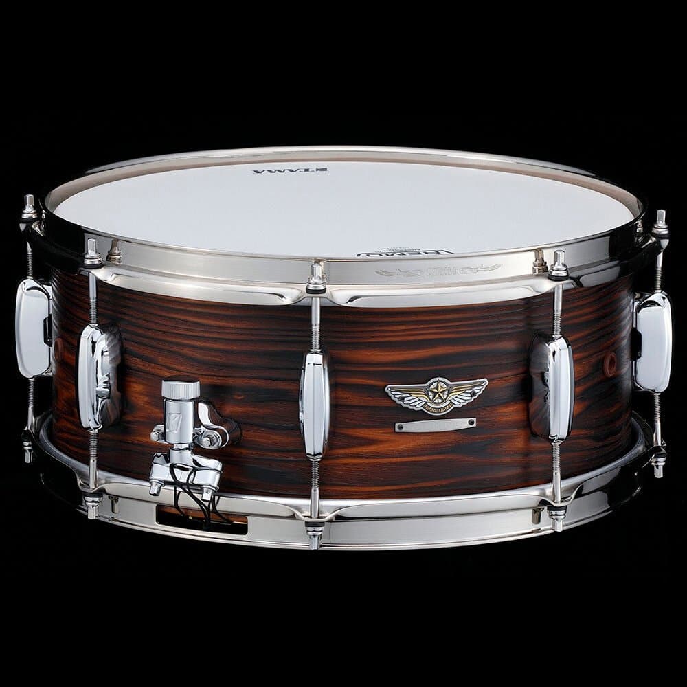 Tama Star Reserve Solid Japanese Cedar Snare Drum 14x6 Burnt Oiled Cedar