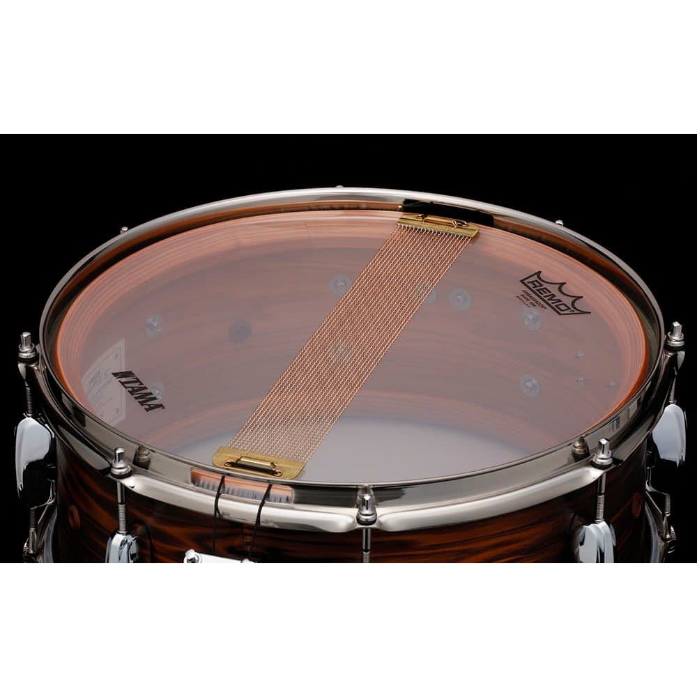 Tama Star Reserve Solid Japanese Cedar Snare Drum 14x6 Burnt Oiled Cedar