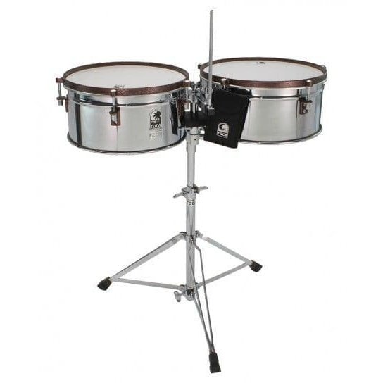 Toca Custom Deluxe Timbale Set 14"/15" w/Antique Bronze Hw