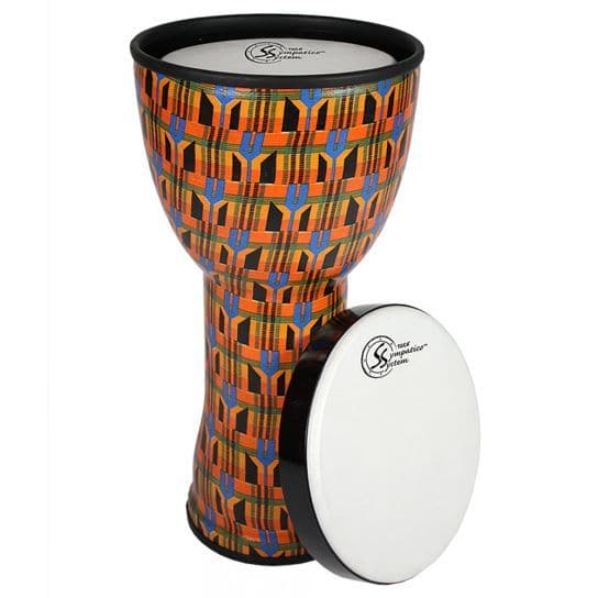 Toca Sympatico Nesting Djembe 10" Kente Cloth w/Tunable Fiber Head