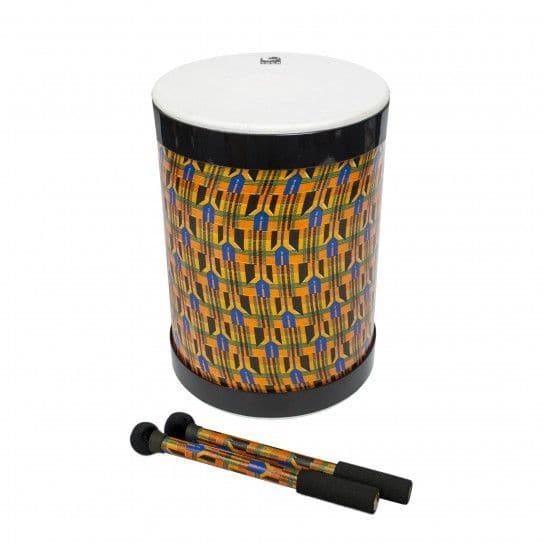 Toca Sympatico Nesting Djun Djun 16" Kente Cloth w/Pretuned Fiber Dot Head