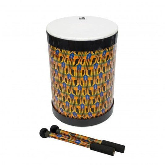 Toca Sympatico Nesting Djun Djun 16" Kente Cloth w/Pretuned Fiber Dot Head