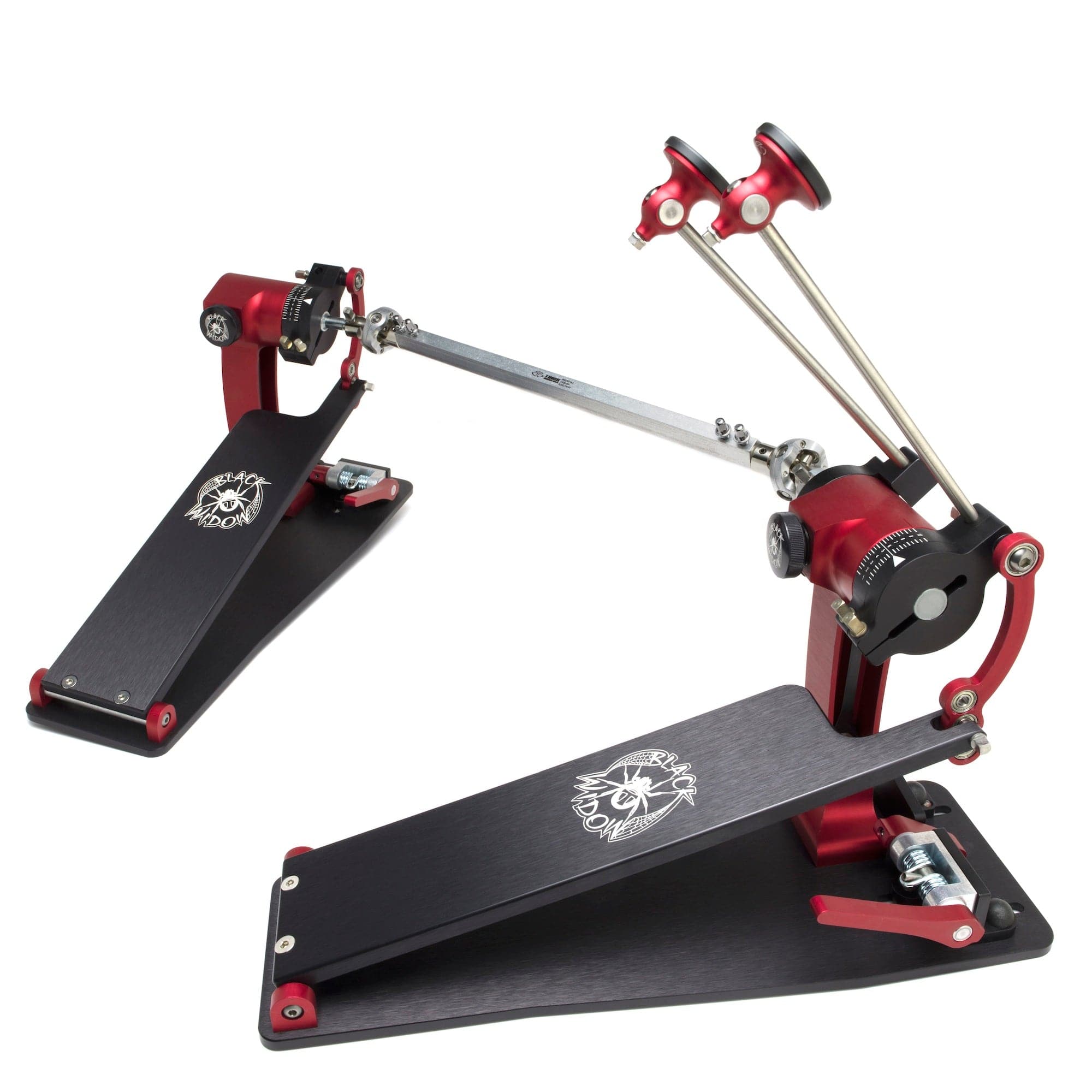 Trick Pro 1V Bigfoot Double Bass Drum Pedal Black Widow