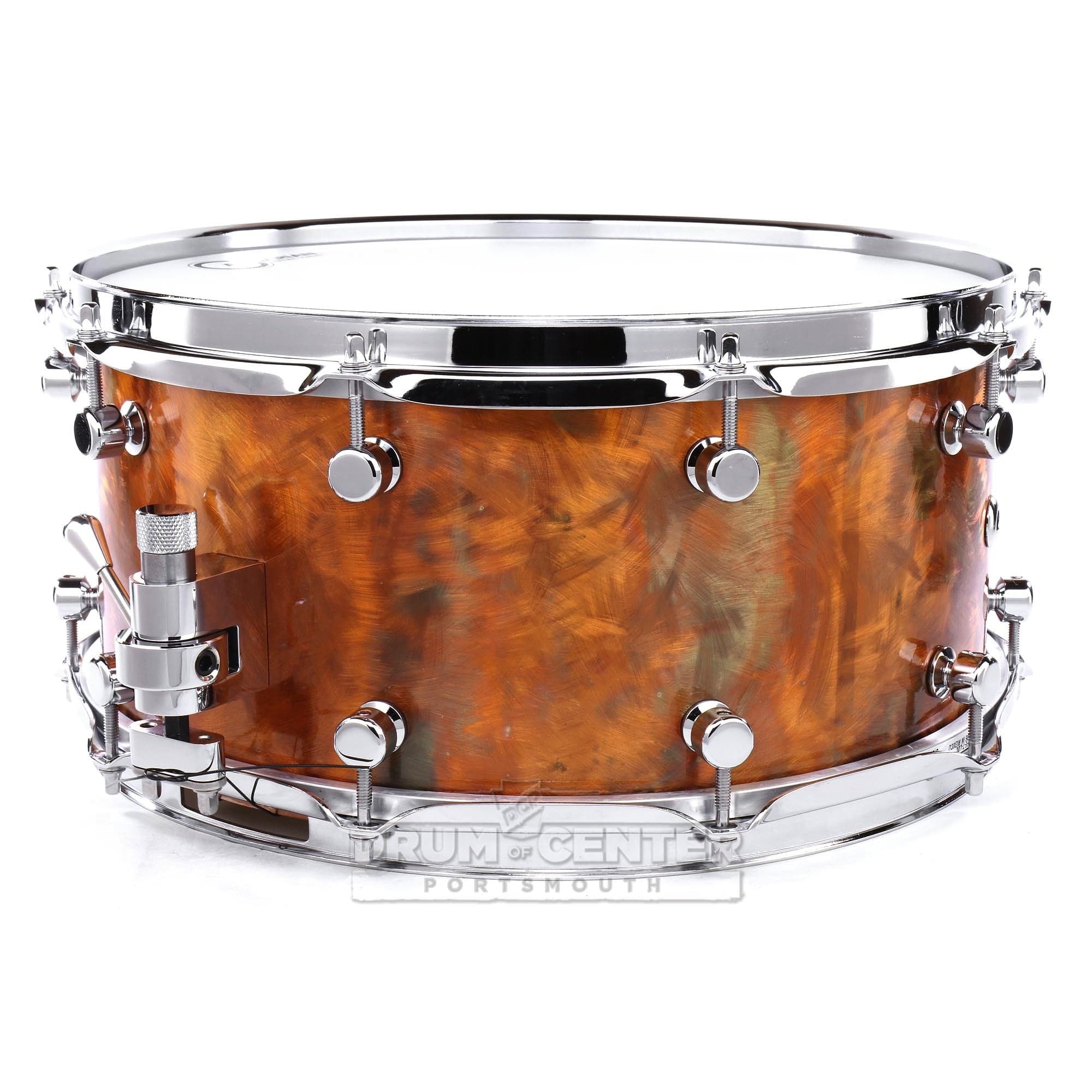 Trick Precious Metals Scorched Copper Snare Drum 14x6.5
