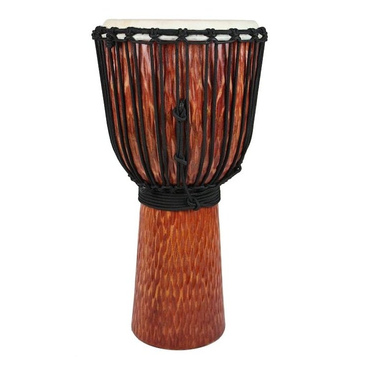 Toca Street Djembe Cherry Stain - Large